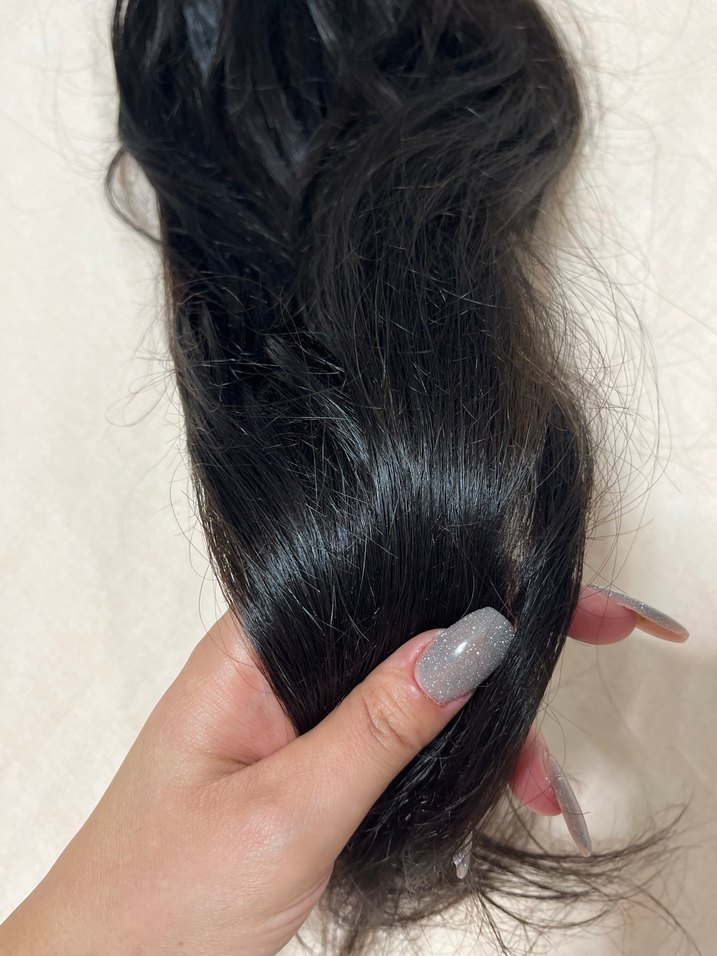 Doğal Siyah Saç Uzantısı - Görsel 2