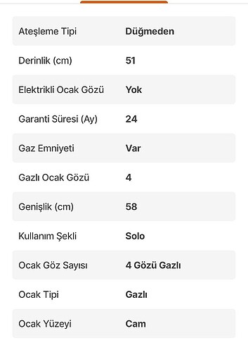 Beden Kumtel doğalgazlı set üstü ocak