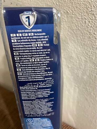 Beden Braun Oral B şarjlı diş fırçası