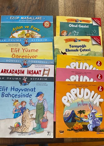Çocuklar için İlk Okuma Kitapları Seti