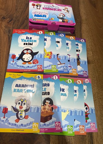 Penguen Kartopu Adası 10 Kitap Çocuk Seti