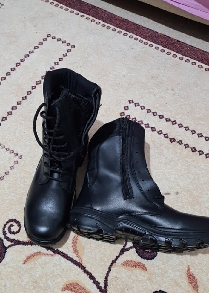 Fermuarlı deri bot - Görsel 2