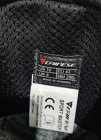 dainese sportmaster gore tex sport master black lava - Görsel 7