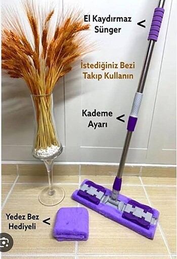 Sıfır mop.