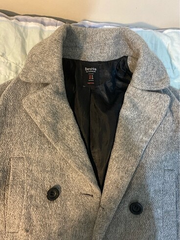 s Beden gri Renk Bershka kışlık kaşe