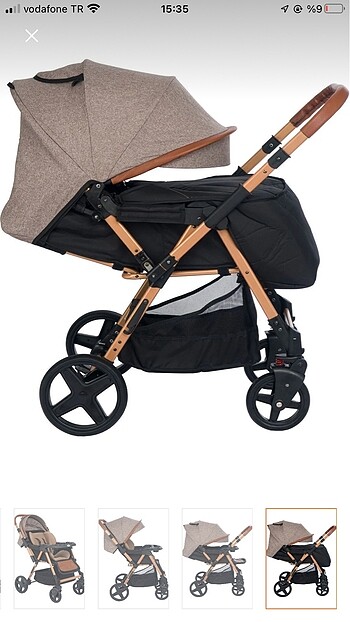 Joell trendy öift yönlü bebek arabası