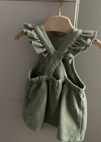 Kız Çocuk Nakışlı Fırfırlı Elbise - Görsel 2