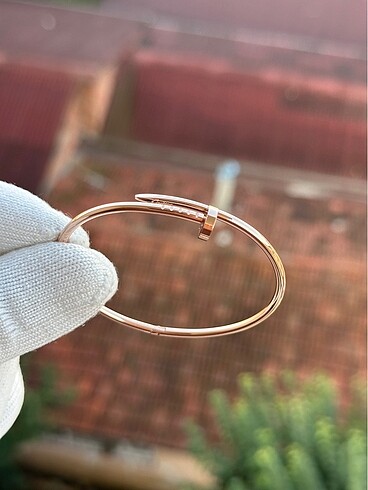 Cartier Rose Gold Slim Çivi Bileklik