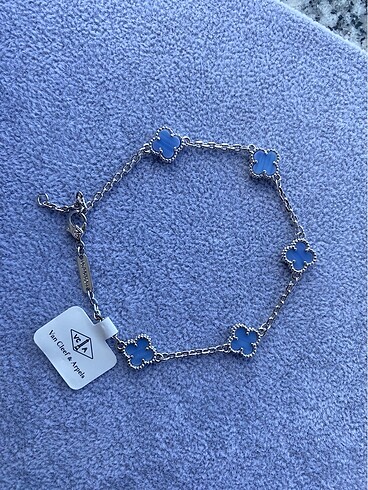 Beden mavi Renk Van Cleef & Arpels Mavi Silver Mini Çelik Bileklik