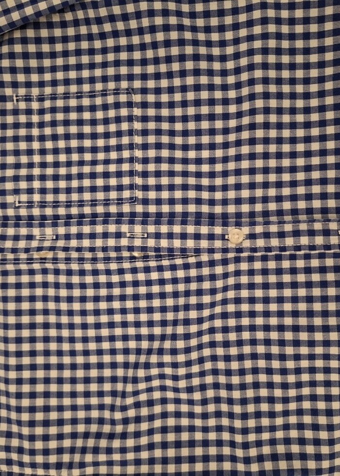 Erkek cocuk mavi beyaz kareli H&M  gomlek 4-5 yas - Görsel 4