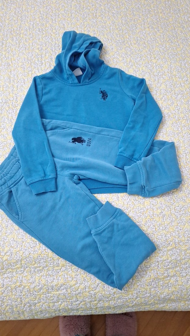 Mavi Baskılı Erkek Çocuk orginal Polomarka esortman pijama takim - Görsel 2