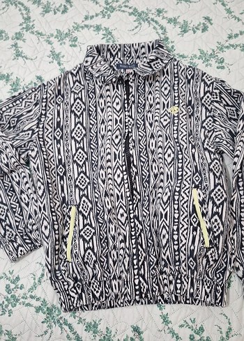 Çocuk Renkli Desenli Fermuarlı Ceket - Görsel 10