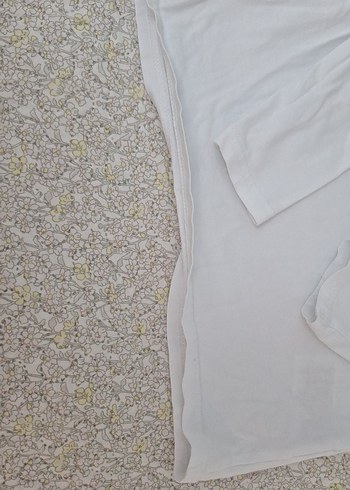 Çocuk Beyaz Uzun Kollu Basic Tişört - Görsel 4