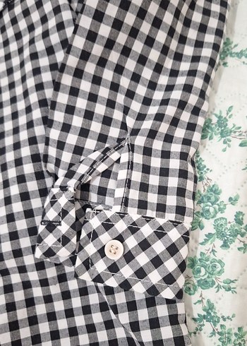 Kapüşonlu Gri Ekose Erkek Çocuk gomlek - Görsel 5