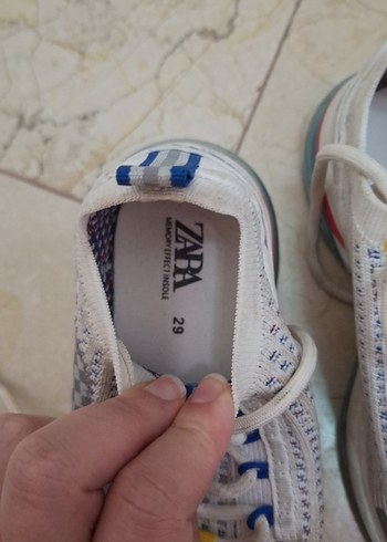 Cocuk Beyaz Bağcıklı Spor Ayakkabı - Görsel 6