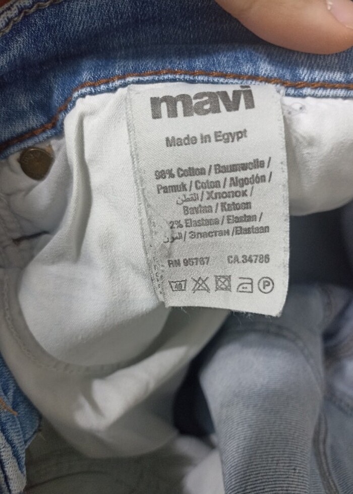 Mavi Orjinal pantolon - Görsel 4