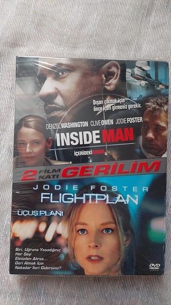 İçerideki adam uçuş planı 2 film set dvd