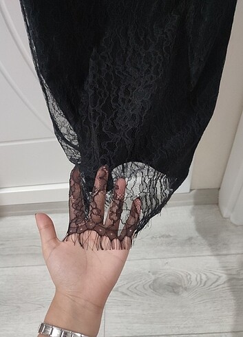 Dantel etek siyah - Görsel 2