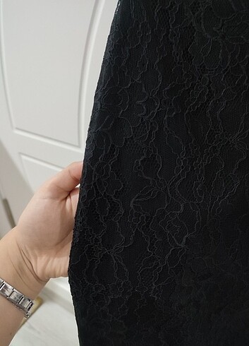 Dantel etek siyah - Görsel 4