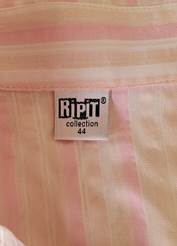 44 Beden pembe Renk Ripit Collection marka gömlek
