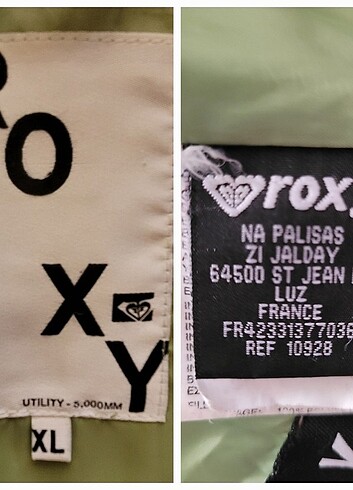 xl Beden yeşil Renk Orijinal ROXY marka bayan mont.