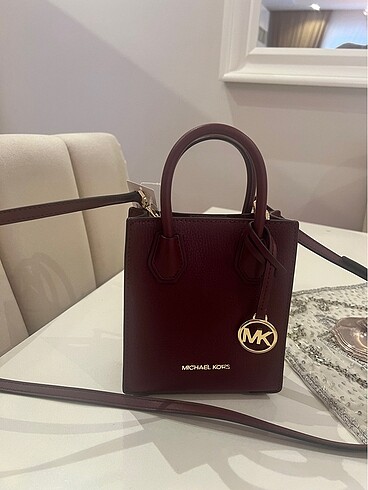  Beden bordo Renk Michael kors canta coach kartlik