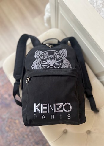 Kenzo Kenzo Paris Siyah Fermuarlı Sırt Çantası