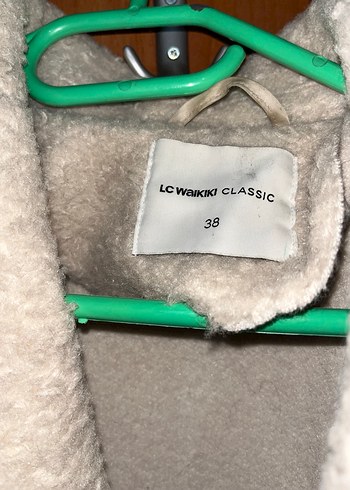 Bej Kadın Midi Boy Kürk Detaylı Kaban - Görsel 8