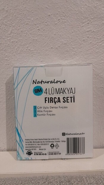 Diğer Naturalove makyaj fırçası takımı