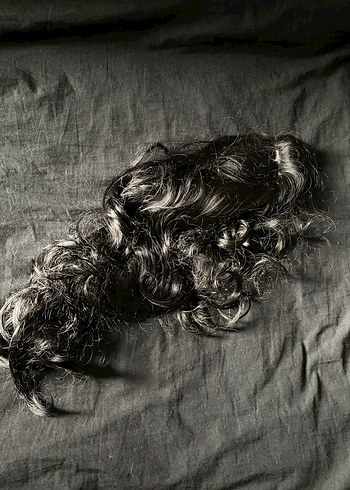 Uzun Siyah peruk - Görsel 3