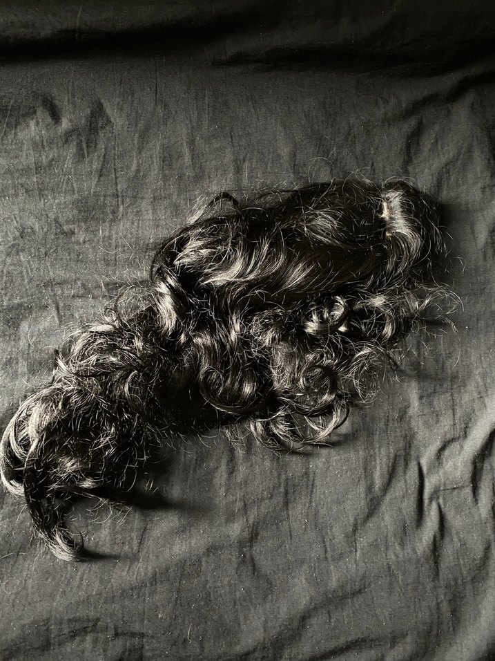 Uzun Siyah peruk - Görsel 3