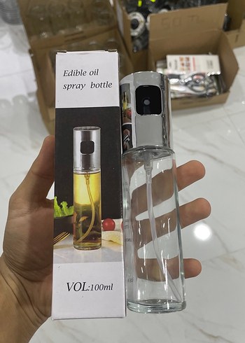100 ml Gri Beyaz Yağ Sprey Şişesi