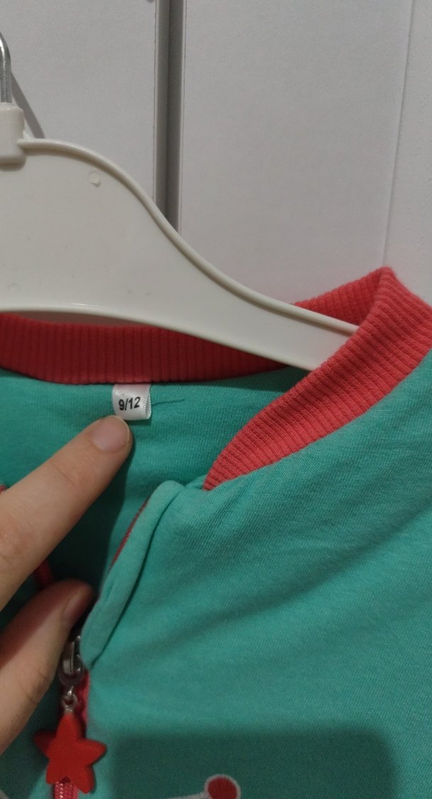 Turkuaz Fermuarlı Erkek kız Bebek Kışlık Tulum - Görsel 3