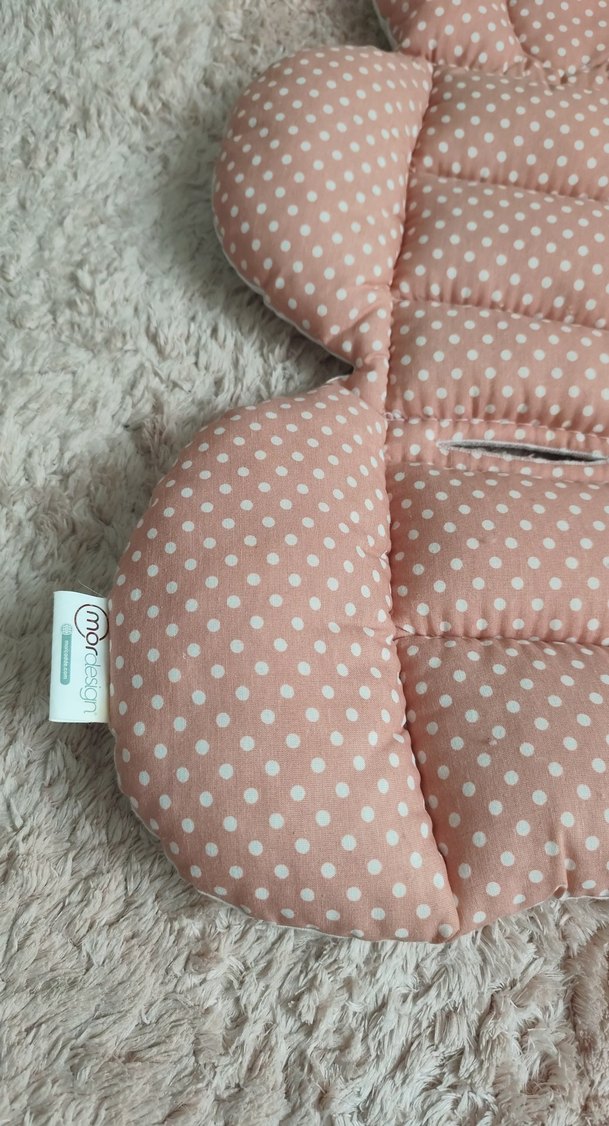 Puantiyeli Pembe Bebek Destek Minderi - Görsel 2