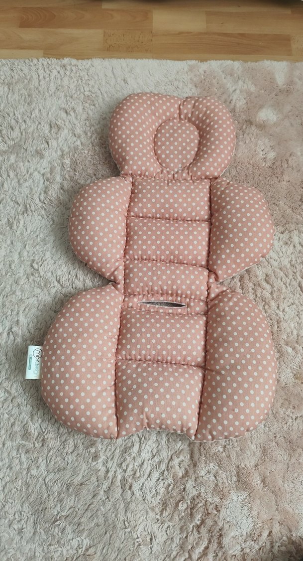 Puantiyeli Pembe Bebek Destek Minderi - Görsel 3