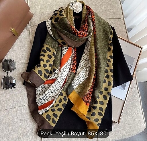 Leoparlı Eşarp Şal