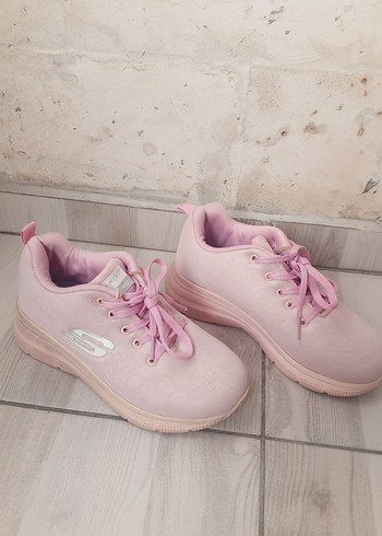 Skechers Pembe Bağcıklı Kadın Spor Ayakkabı