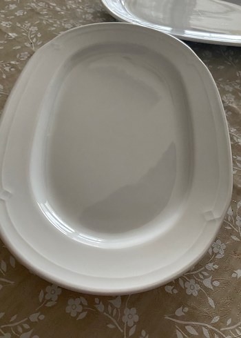 Beyaz Oval Servis Tabağı Seti - Görsel 2