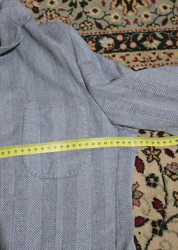 Lufian Gri Erkek yün ceket - Görsel 5