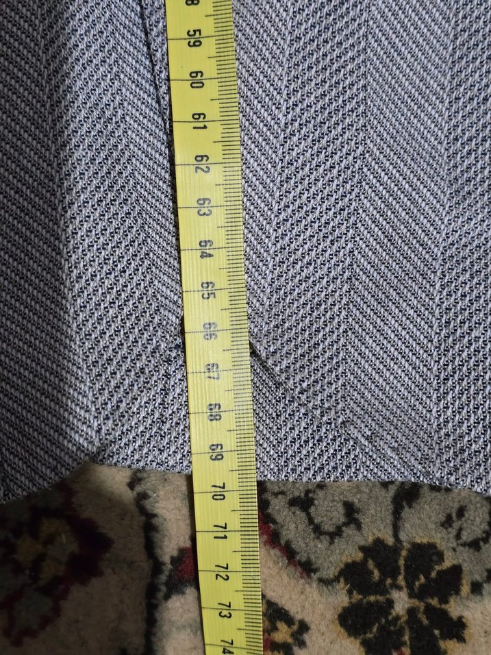 Lufian Gri Erkek yün ceket - Görsel 4