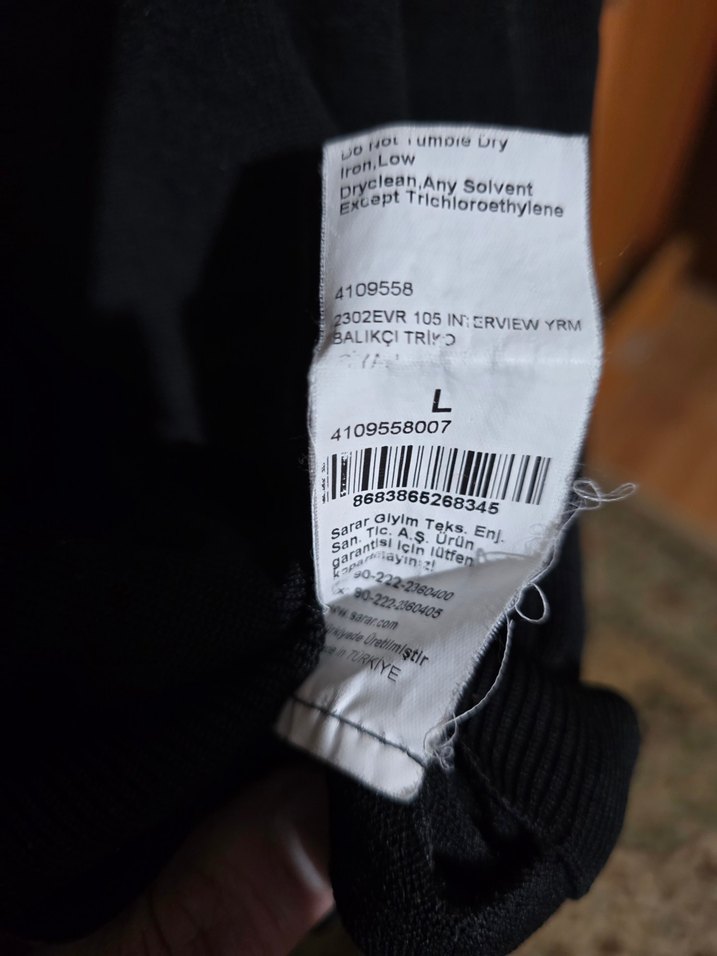 sarar erkek kazak - Görsel 3