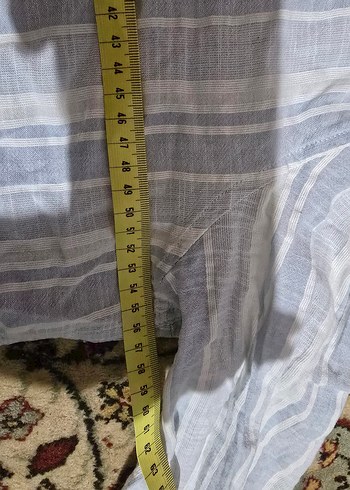 loft erkek gömlek Düğmeli Uzun Kollu Keten Erkek Gömlek - Görsel 5