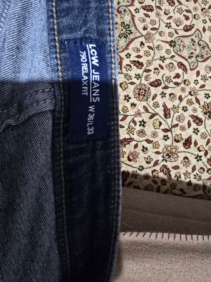 Kadın Koyu Mavi Midi Boy Kot Pantolon - Görsel 2