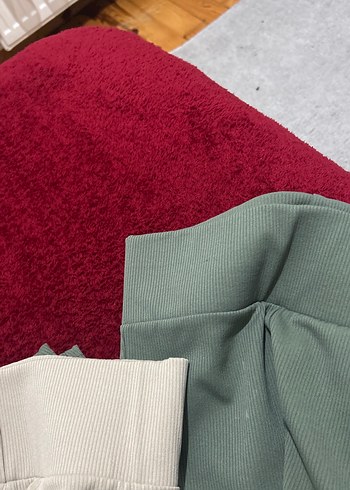 Kadın Haki Midi Tayt - Görsel 3