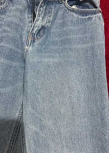 Gri Mavi Kadın Denim pantolon - Görsel 3