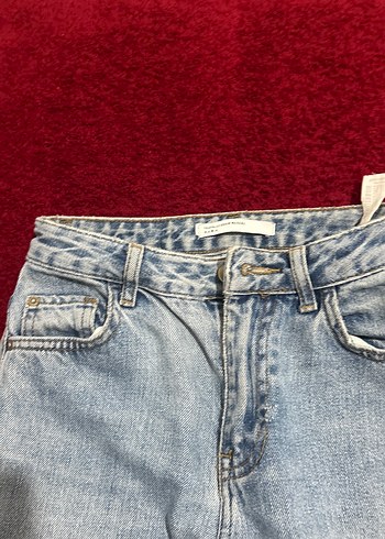 Gri Mavi Kadın  Denim Pantolon - Görsel 2