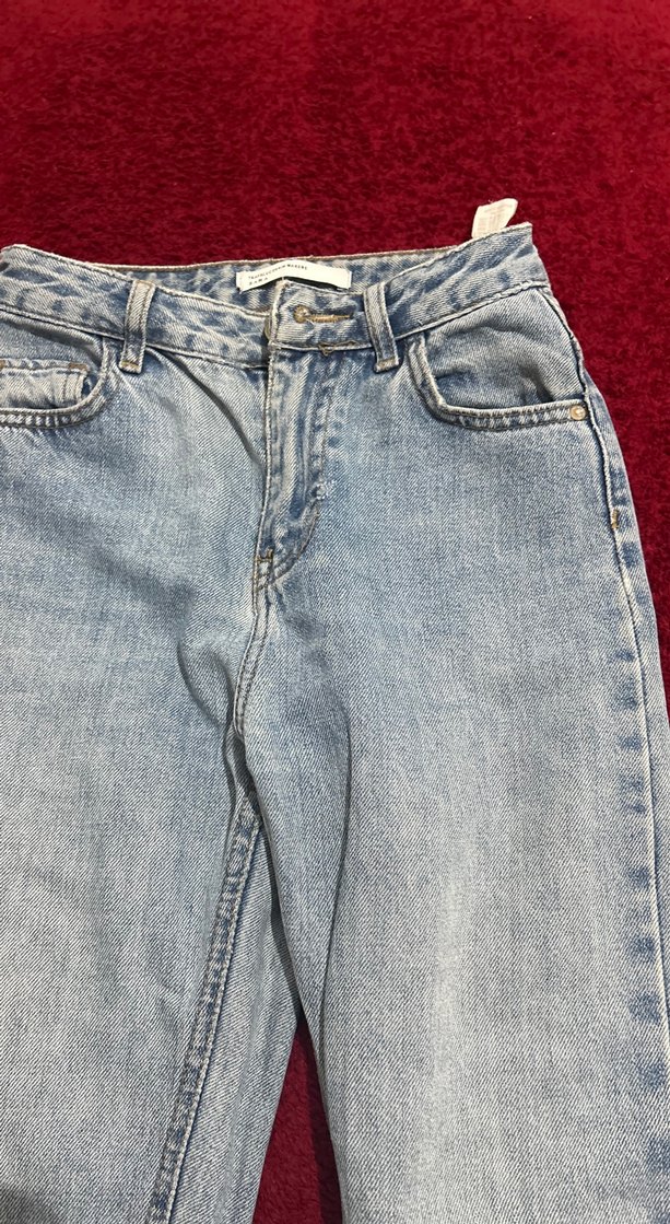 Gri Mavi Kadın  Denim Pantolon - Görsel 3