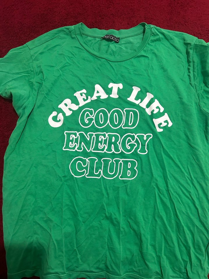 Yeşil kısa kollu tişört - Görsel 2