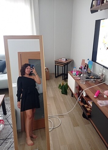 m Beden siyah Renk Elbise 