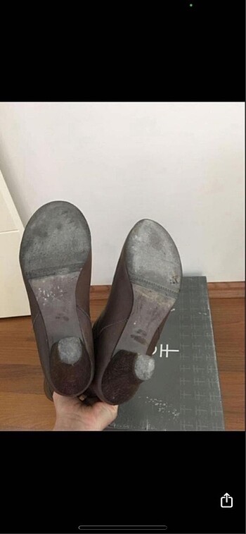 38 Beden kahverengi Renk Hotiç Vizon Çizme
